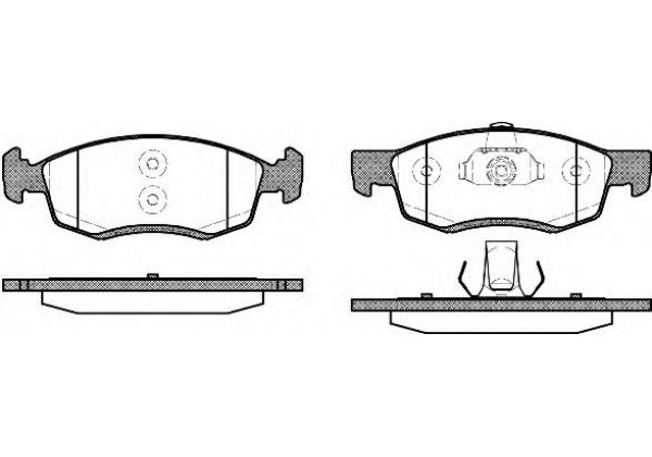 колодки тормозні передні Renault Logan,Sandero,Duster,для 6001549803